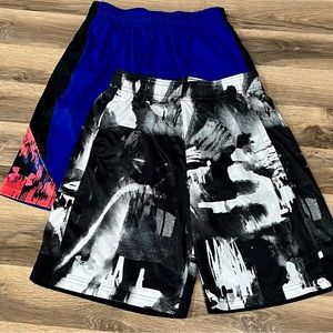 2 pair Under Armour shorts YL